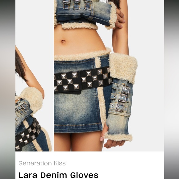 Accessories - !! ISO !! LOOKING FOR GENERATION KISS DENIM GLOVES !!